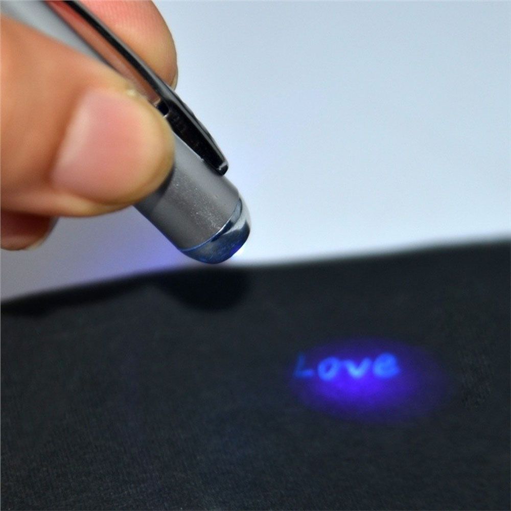 New Hot Sale Fresh Secret Message Invisible Ink Marker Spy Pen High Quality Currency Detector with Ultraviolet LED