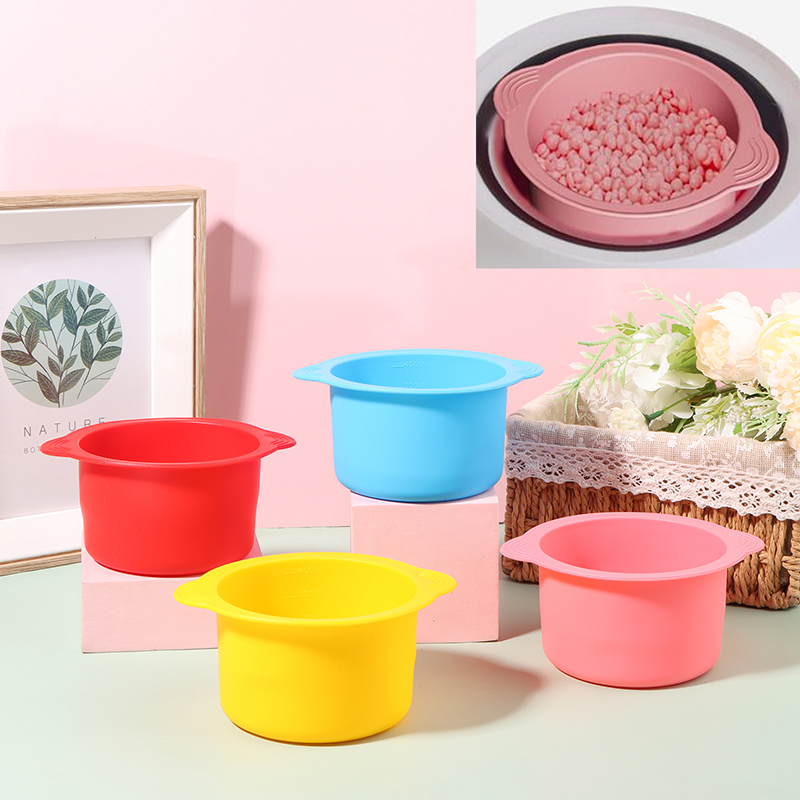 Wenefang Fashion 1Pc Wax Warmer Replacement Pot Heat-resisting Silicone Bowls Non-Stick Pan Liner Easy Clean Hair Removal Melting Waxing Bowl