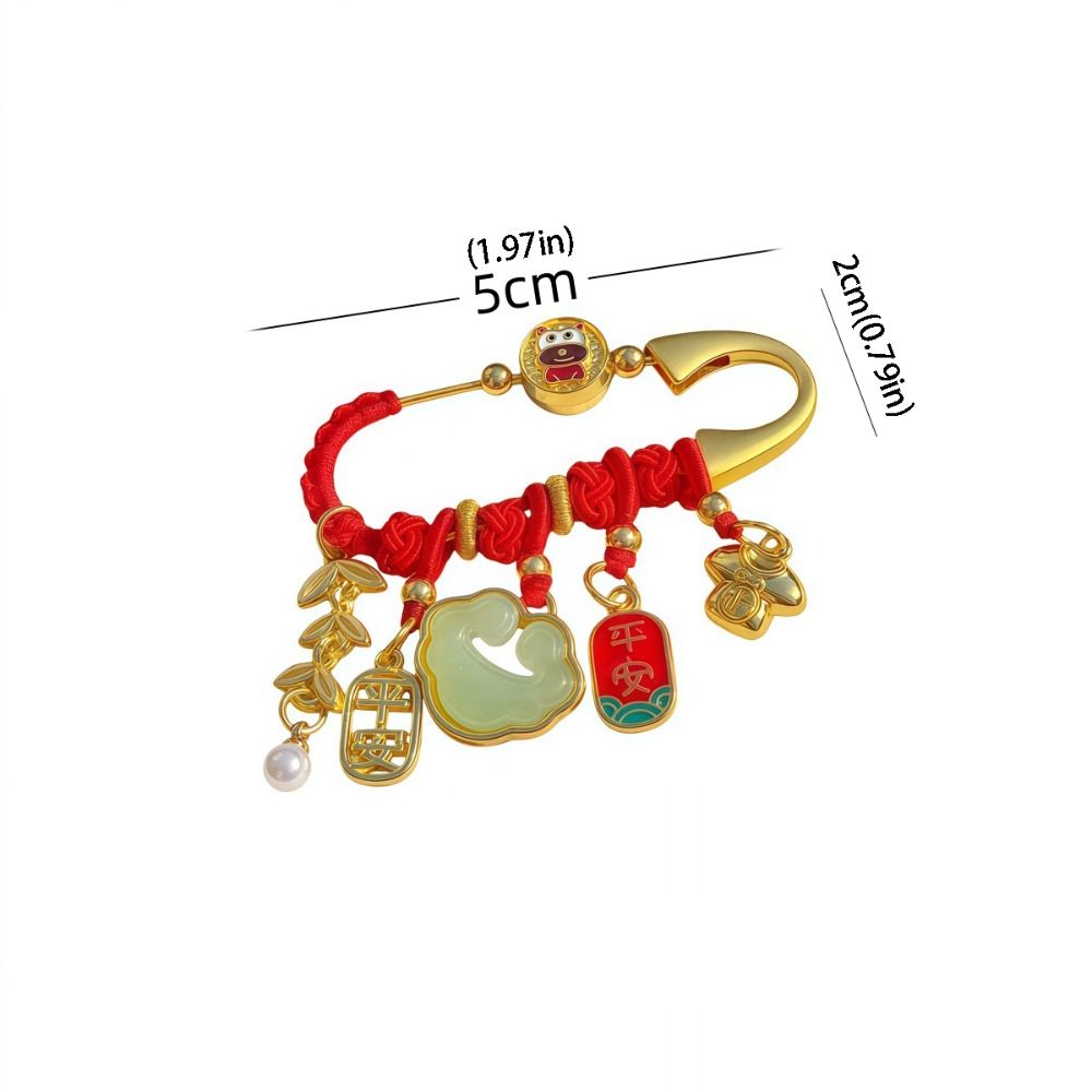 Horse Year Zodiac Horse Brooch Pendant Color Pony Pins Chinese Style Good Sand-plated Ornaments Newborn Baby