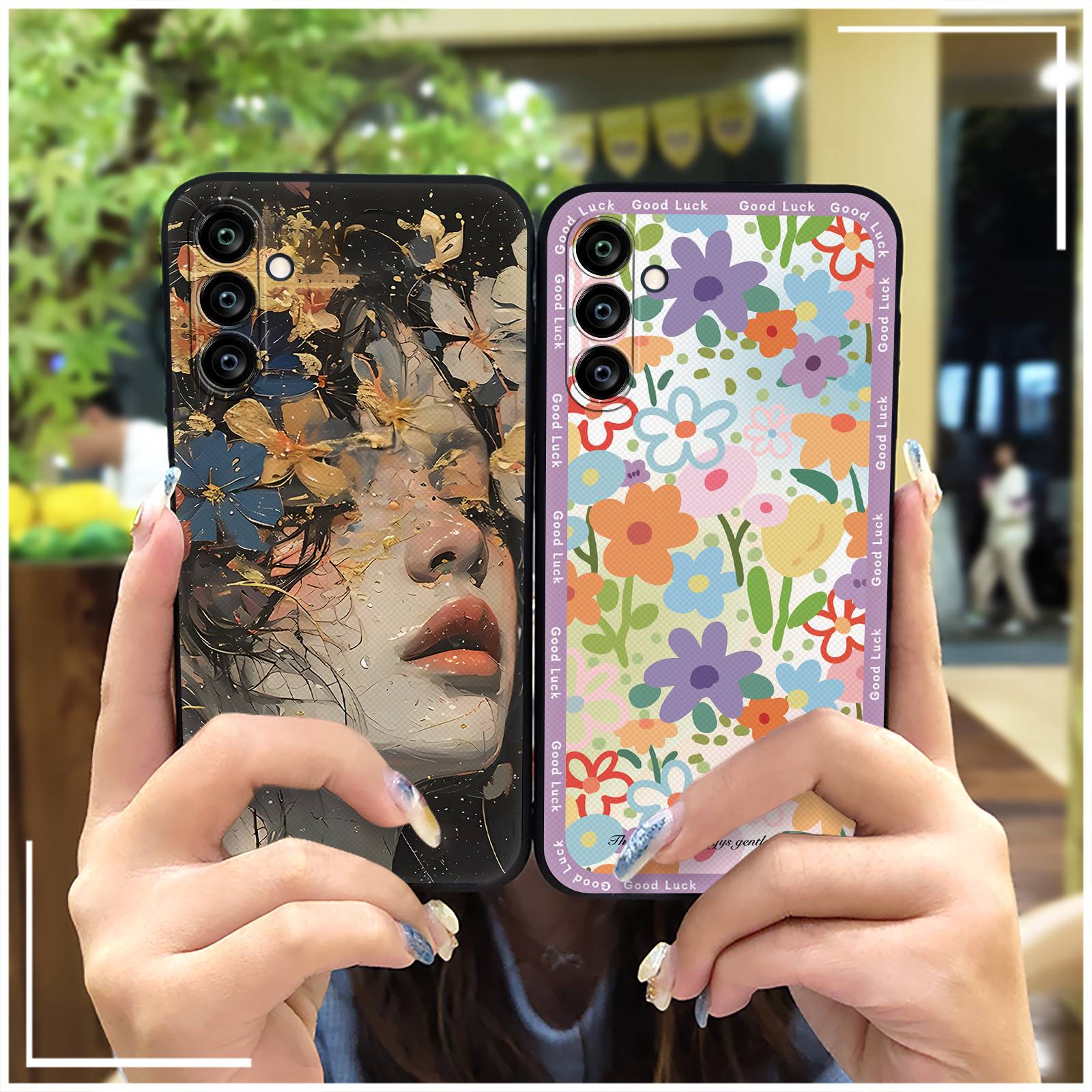 flower Durable Phone Case For Samsung Galaxy A24/SM-A245F/A25 5G Cartoon Protective Dirt-resistant Graffiti Waterproof