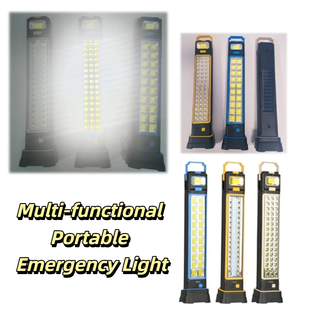 -C Multi-Function Solar-Powered Lamp Rechargeable COB LED Portable Lamp SMD LED Magnetic Base Work Light Multi-Function