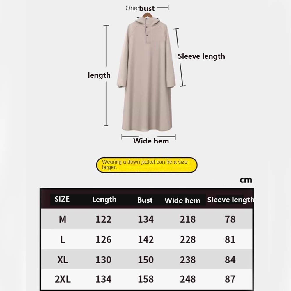 Fashion Foldable Electric Car Rain Coat Waterproof Wide Hat Brim Riding Gear Rain Jacket Full-Body Independent Non Disposable Motorcycle Raincoat Outdoor Activities Tool
