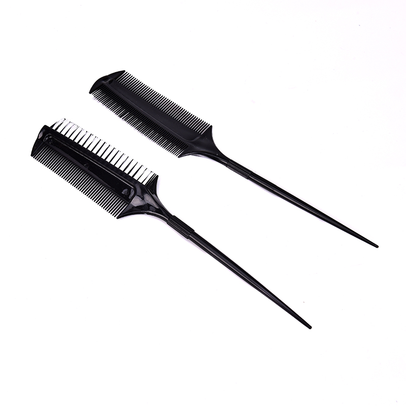 Wenefang Fashion Hair Styling Tools Professional Hairdressing Double Side Dye Comb With Nylon Hair Drying Brush Tinting Combs Hair Color Brush