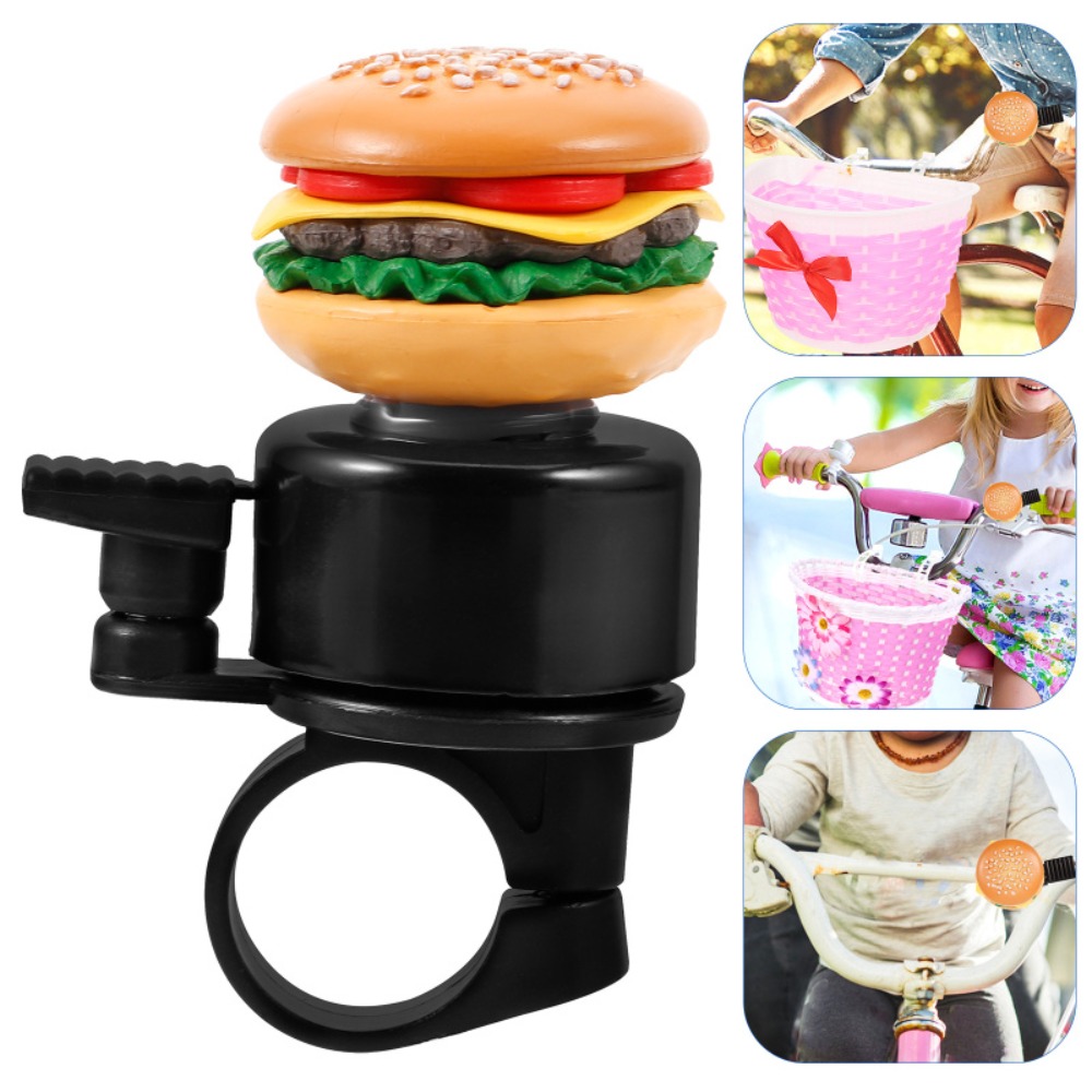 Bike Handlebar Alarm Hamburg Cartoon Bicycle Bell French Fries Loud Bicycle Horn Lovely Cartoon Bike Scooter Bell Children's Mountain Bike