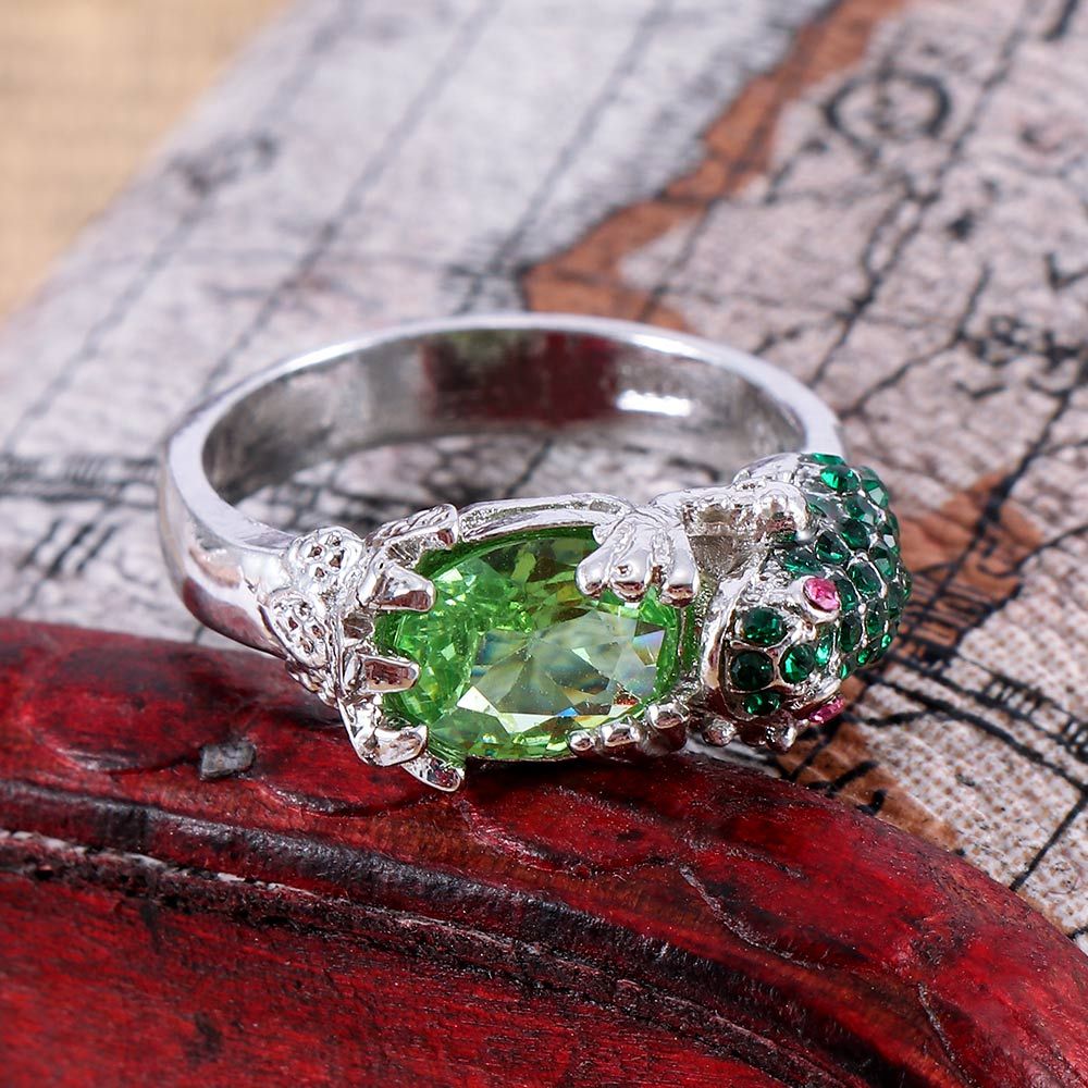Personality Ring Fashion Finger Ring Cut Oval Charming Accessories Birthday Gift Jewelry Wedding Party