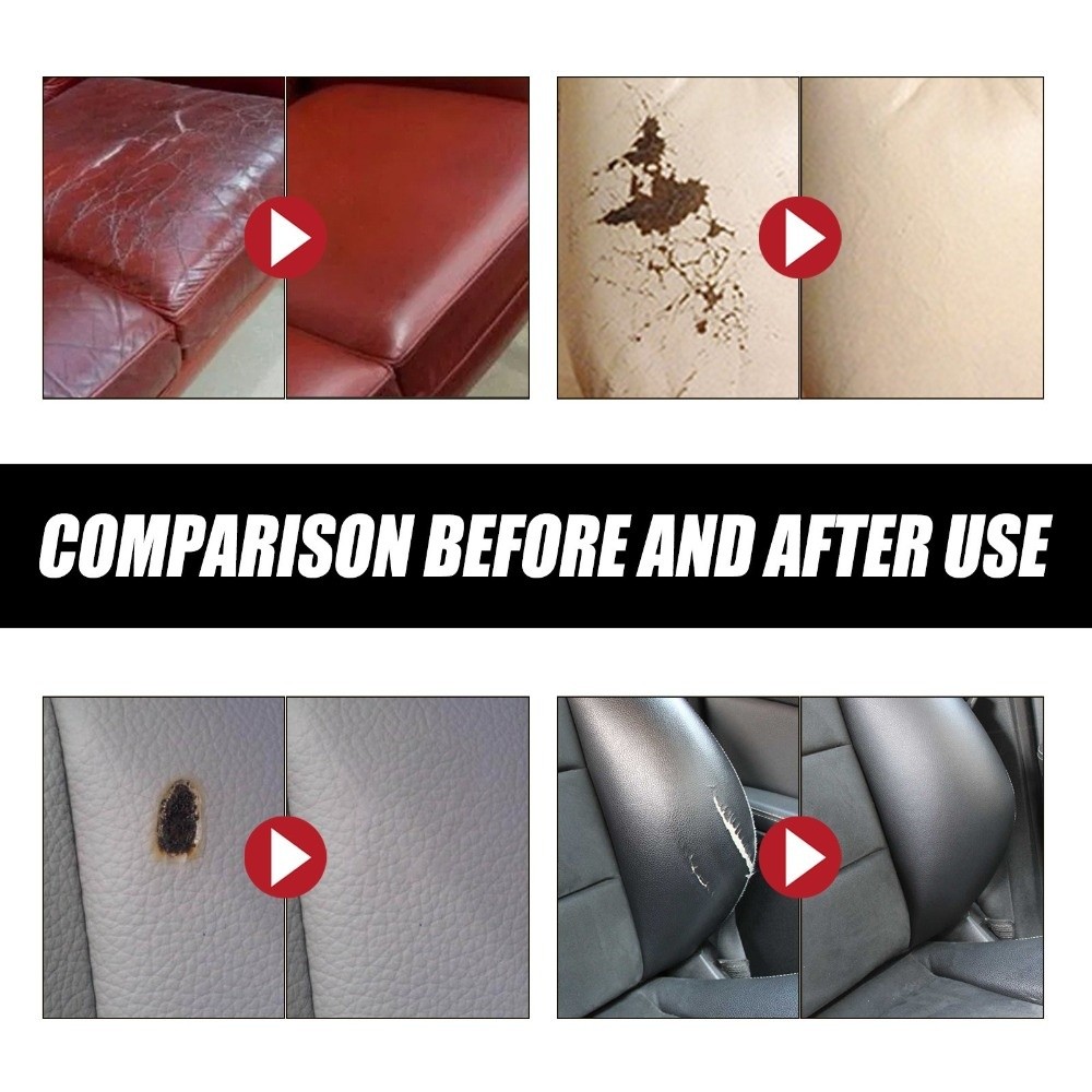 New Quick Dry Leather Filler Waterproof Professional Leather Repair Compound Flexible Leather Repair Paste For Tears