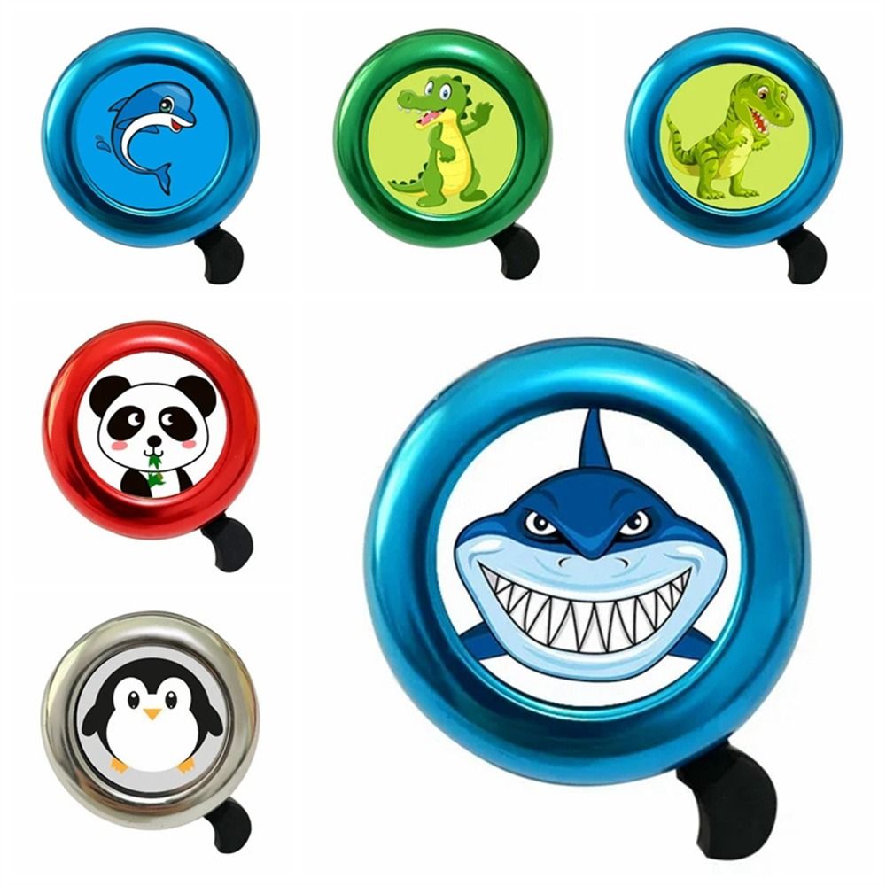Road Bike High Sound Kids Bicycle Bell Cycling Ring Alarm Warning Handlebars Horn Metal Cartoon Bike Alarm Bell Bike Decoration
