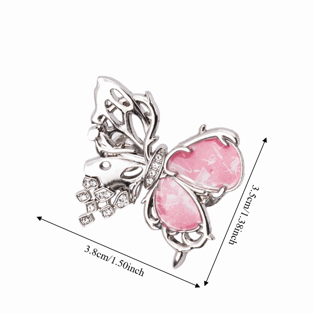 Decors Metal Butterfly Waist Tightener Adjustable Detachable Button Tightener Alloy Waist Tightening Clip Apparel Accessories