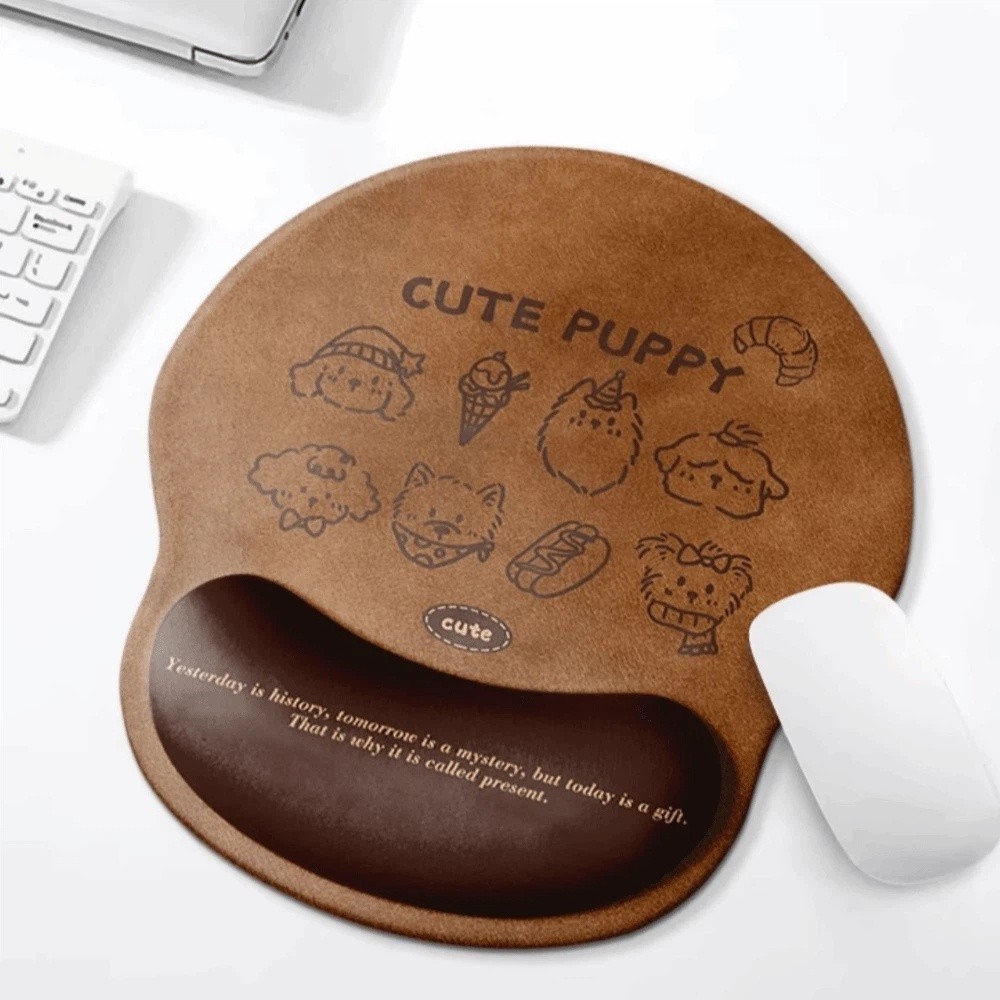 Cute Ergonomic Mouse Wrist Rest Pad Cartoon Non-Slip Wrist Rest Support Soft Creative Mousepad Office Use