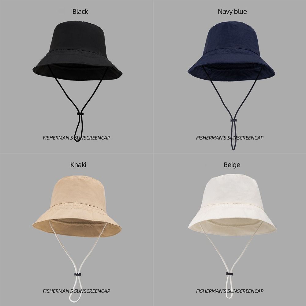 Small Hat Waterproof Bucket Hat Sun Protection Anti-UV Sun Hat Quick Drying Thin Sunshade Panama Hat Summer