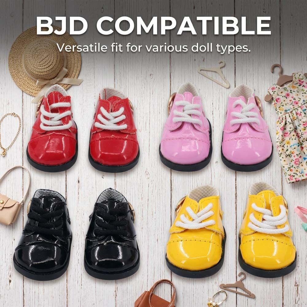 Pair Mini Clothes Toys PU 20cm Cotton Doll Shoes Lightweight Casual Wear Doll PU Shoes Cute Creative 20cm Doll Boots DIY Doll