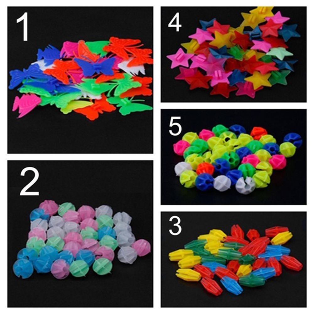 Safety 36Pcs Clip Bicycle Stars Cycling Multi-color Wheel Bead Bike Accessories Decoration Spoke Beads