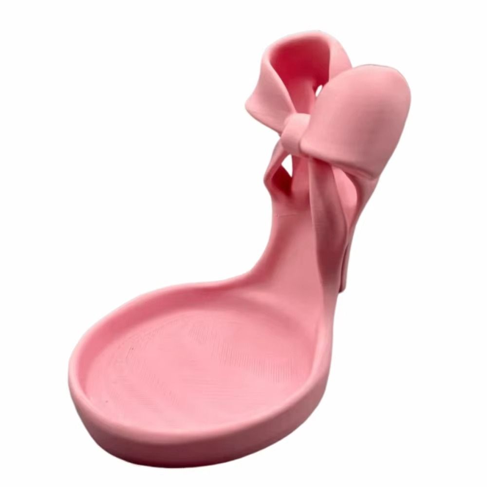 Durable 3D Printed High Heel Jewelry Tray Elegant Mini Necklace Display Plates Shoe-shaped Simple Jewelry Display Tray