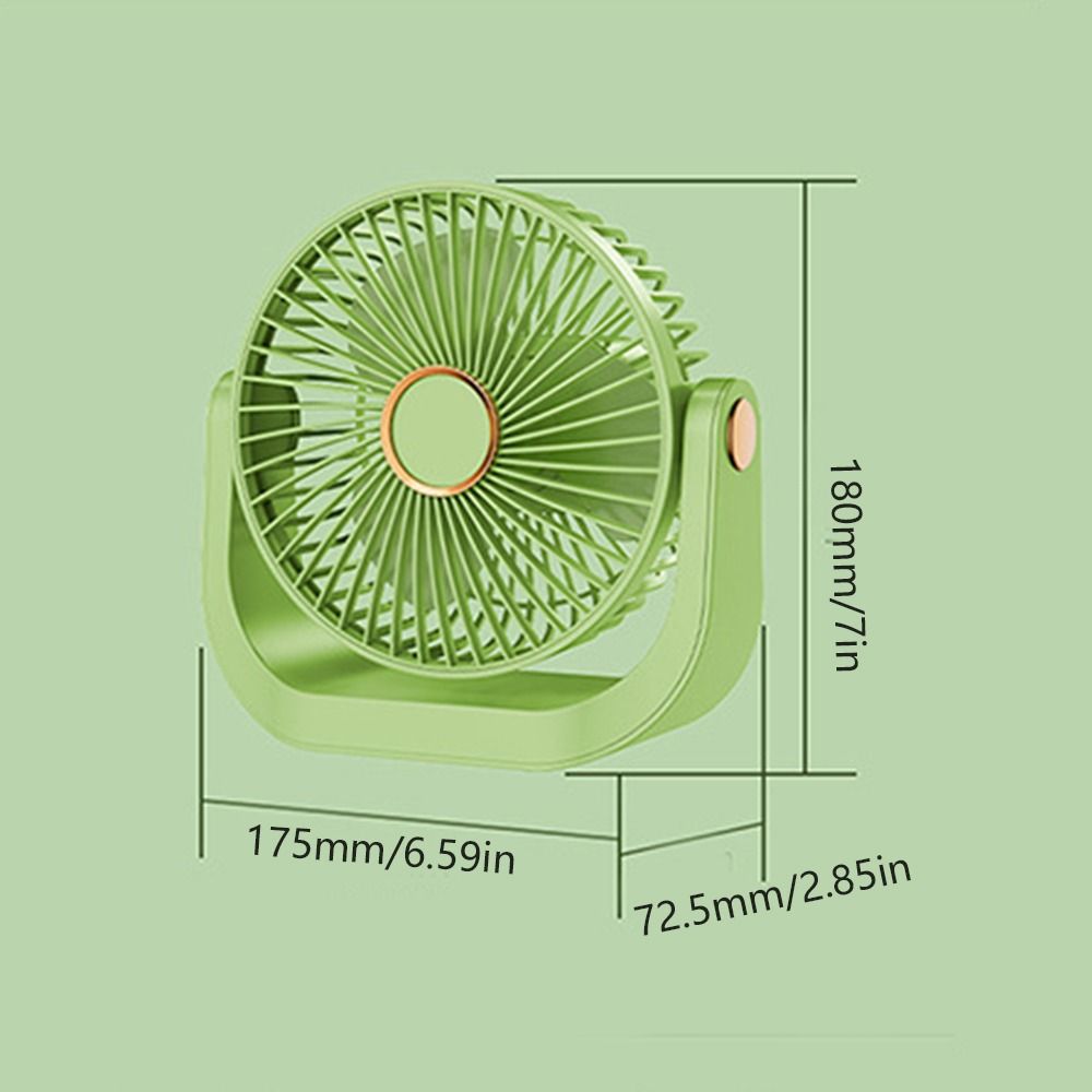 Portable 5 Speeds Desktop Fan 360° Rotation Quiet Operation Ceiling Fan Air Circulator Adjustable Tilt Electric Table Fan Home