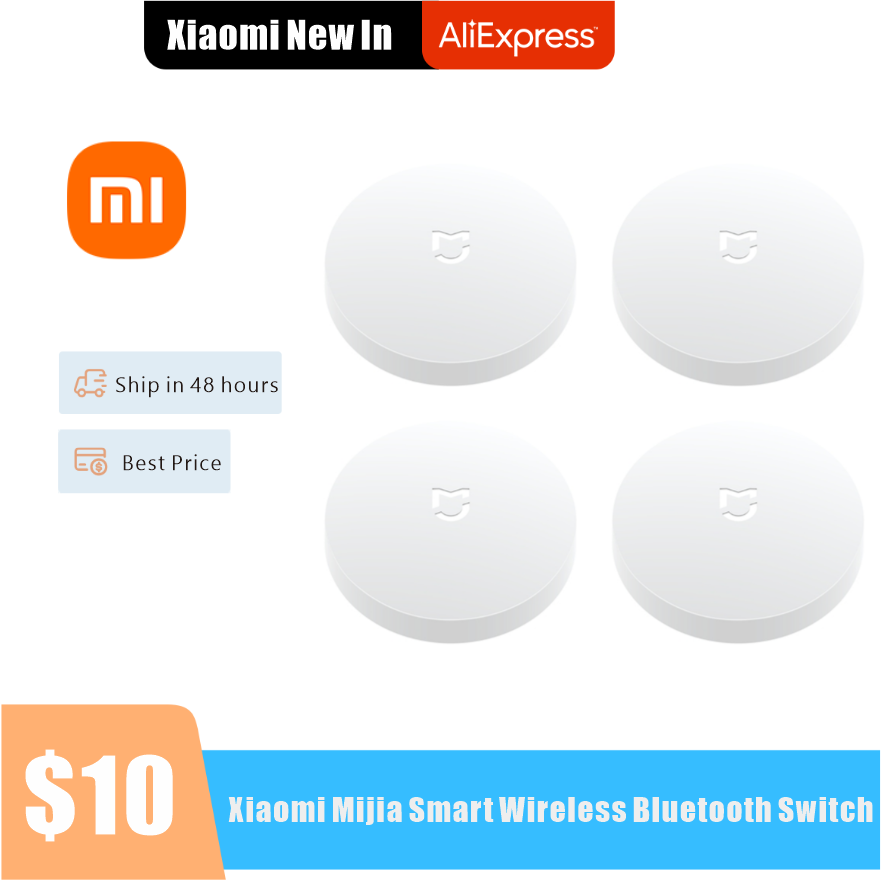 New Xiaomi Mijia Smart Wireless Bluetooth Switch Smart Home Device House Control Center Intelligent for Mijia APP