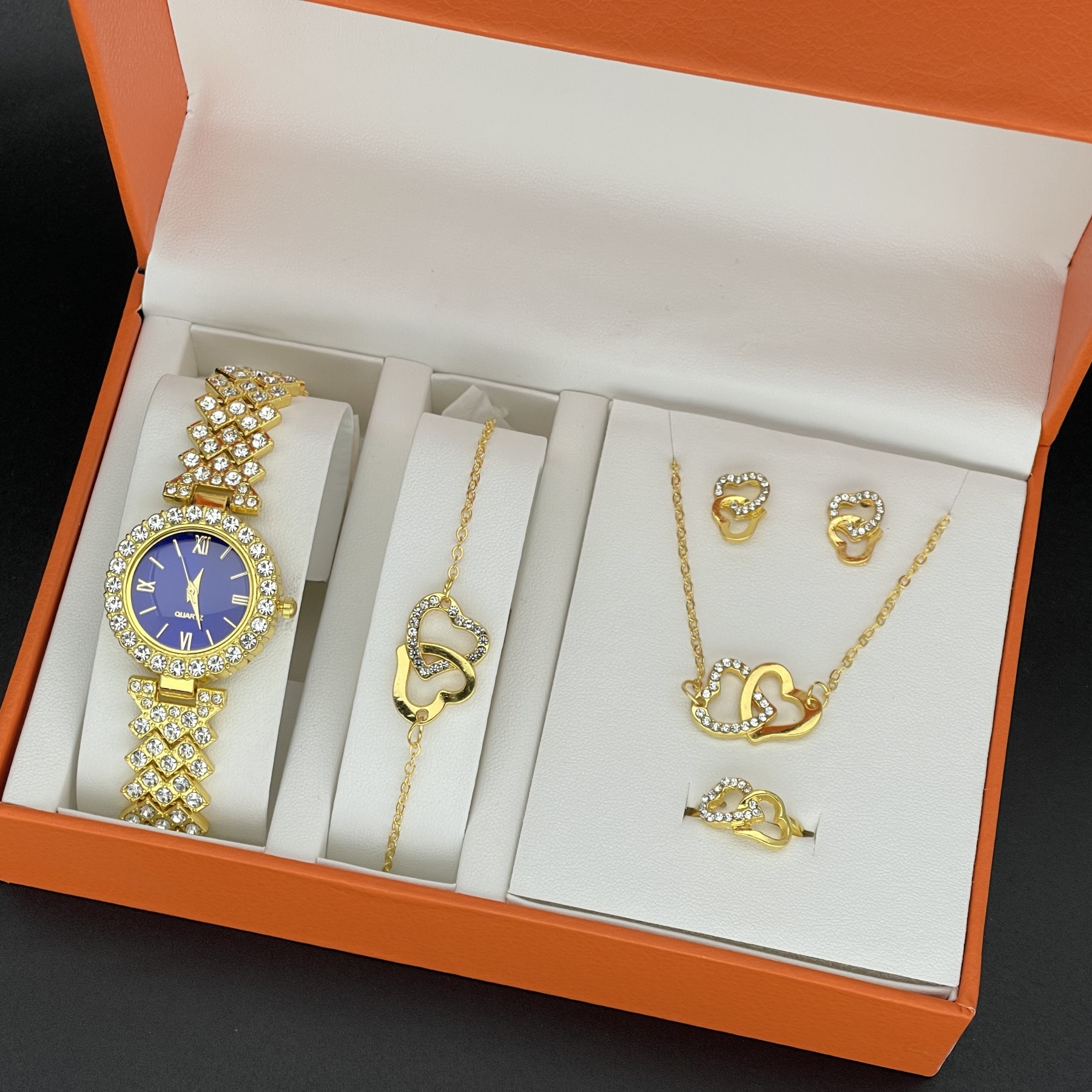【New Arrivals】Elegant Women's Watch Set - Stylish Quartz Watch with Matching Bracelet - Hot Selling Trending Accessory Set