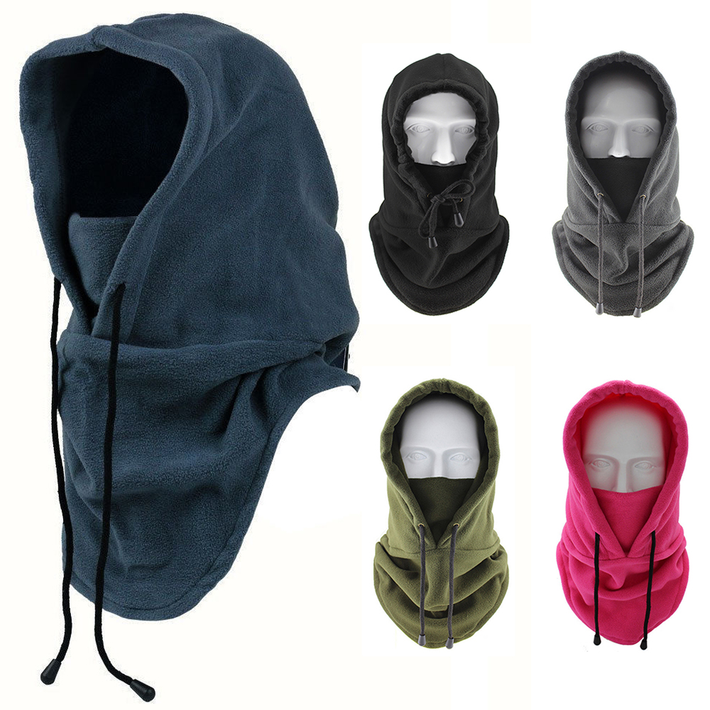 Bicycle Biker Sports Windproof Face Hood Helmet Liner Balaclava Ski Neck Warmer Riding Cap Fleece Cap Full Face