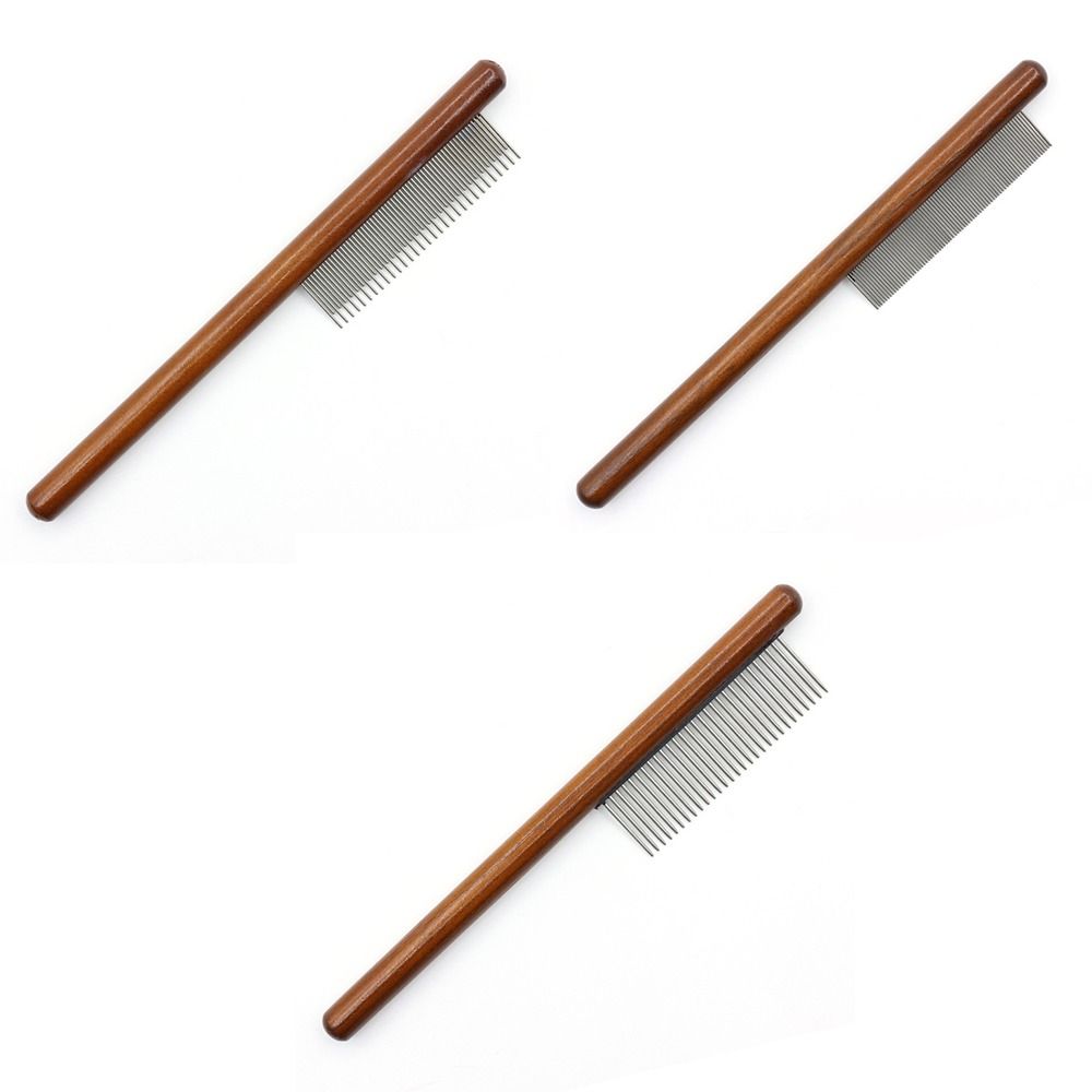 New Long Hair Cat Combs Open Knots Remove Floating Hair Cat Comb Brush Cat Needle Comb Cat Grooming