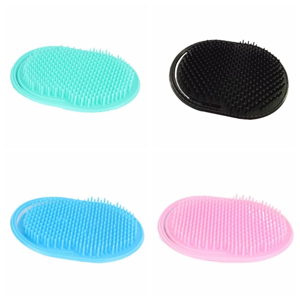 Beard Mustache Palm Tools Black Hair Comb Brush Hair Washing Hair Care Massage Brush Portable Travel Pocket Shampoo Comb Men