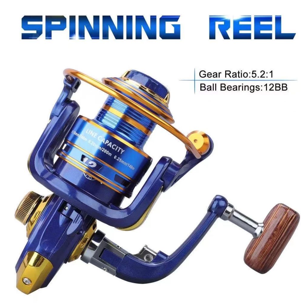 Fishing Tackle Metal Construction Ice Fishing Reels Right Left Hand High Speed Fishing Spinning Reel Mini Size Portable Use Fishing Casting Reel Beach Fishing