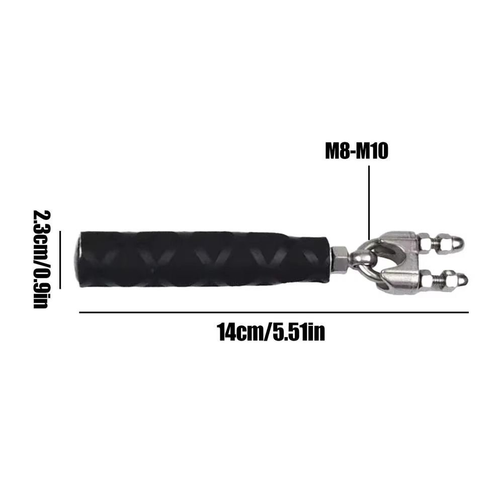 Universal Adjustable Clamp Motorcycle Extension Bar Rubber Padding Aluminum Alloy Handlebar Extender Easy Installation Multifunctional Support Mounting Bracket Travel Use