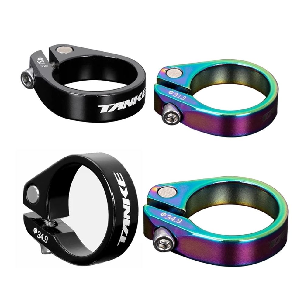 Durable Bike Accessories 28.6/31.8/34.9mm Seat Post Clamp Bicycle Seatpost Bike Saddle Seat Tube Clip Seat Tube Clamp Seat Post Clip Bike Seatpost Clamp