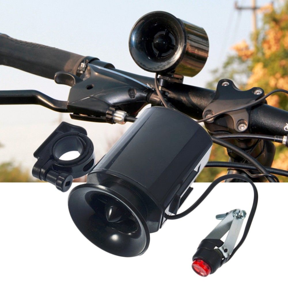 New Waterproof 6Sounds Speaker Electronic Bicycle Ultra-loud Horn Bike Siren Alarm Bell
