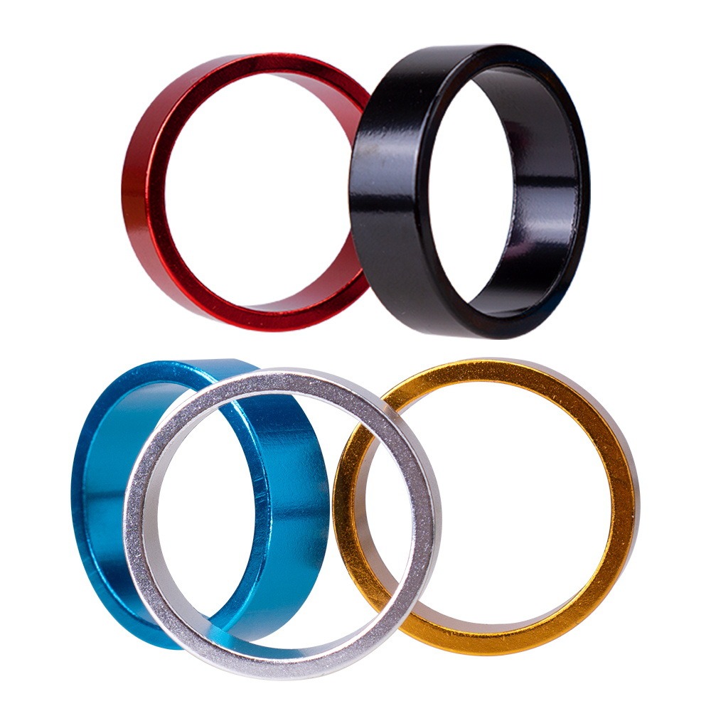Useful 28.6mm Bike Front Fork Spacer Aluminum Alloy High Strength Bicycle Headset Washer Replace Stable Road Bike