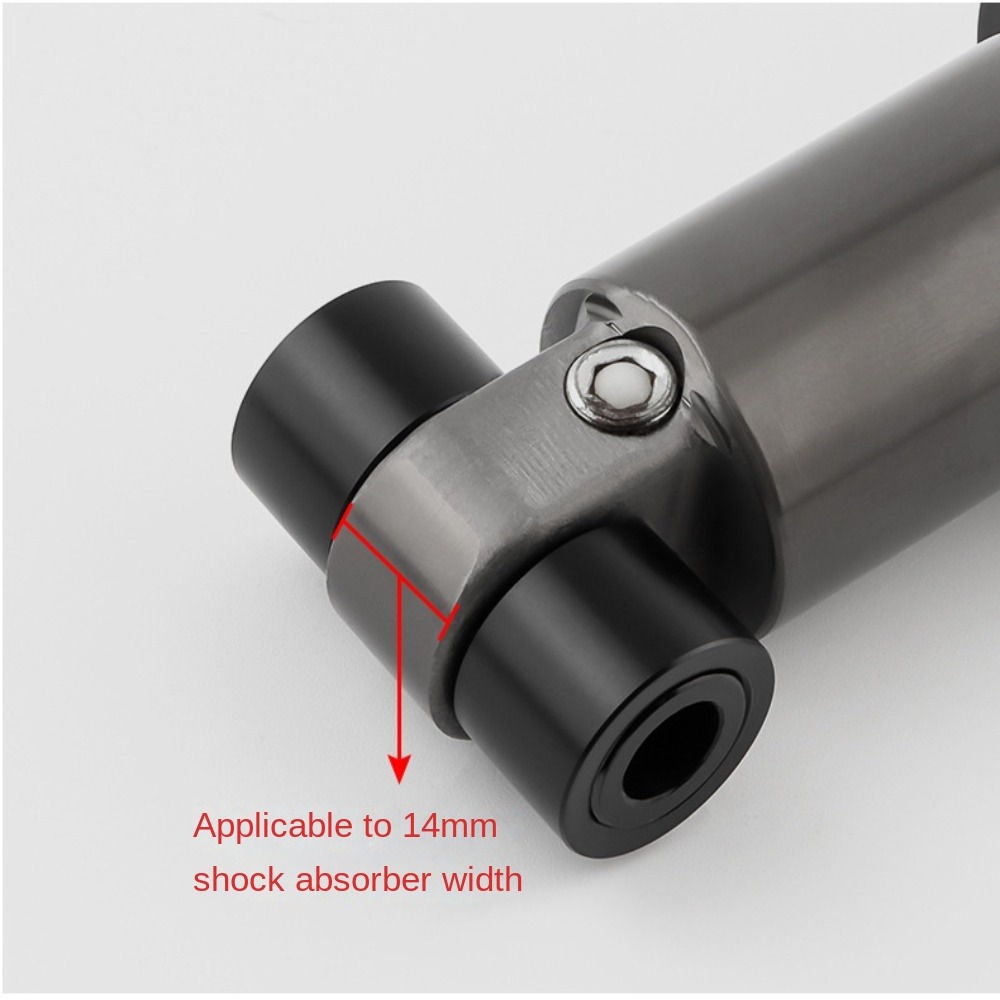 Bike Shock Absorbing Bushing Bicycle Accessories Bushing Inflection Point Outer Diameter Inflection Point Outer Diameter 12.7 Inner Diameter 8/10mm Bike Rear Shock Absorption Shock Absorbers Black MTB Rear Shock Bushing Mountain Bike