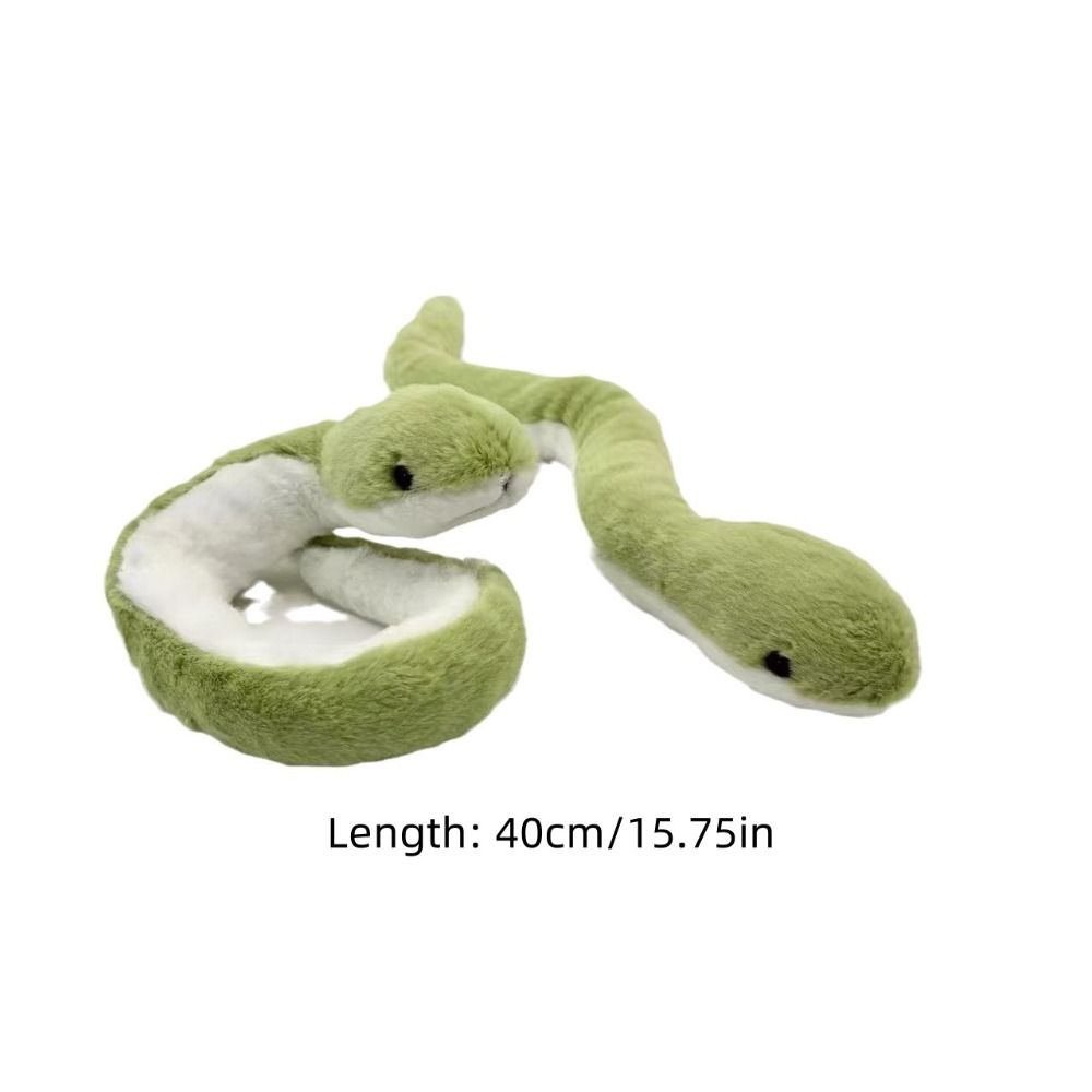 Backpack Year Of The Snake Snake Plush Toy Small Green Soft Cute Stuffed Snake 40cm Stuffed Animal Animal Snake Dolls Kids Toy