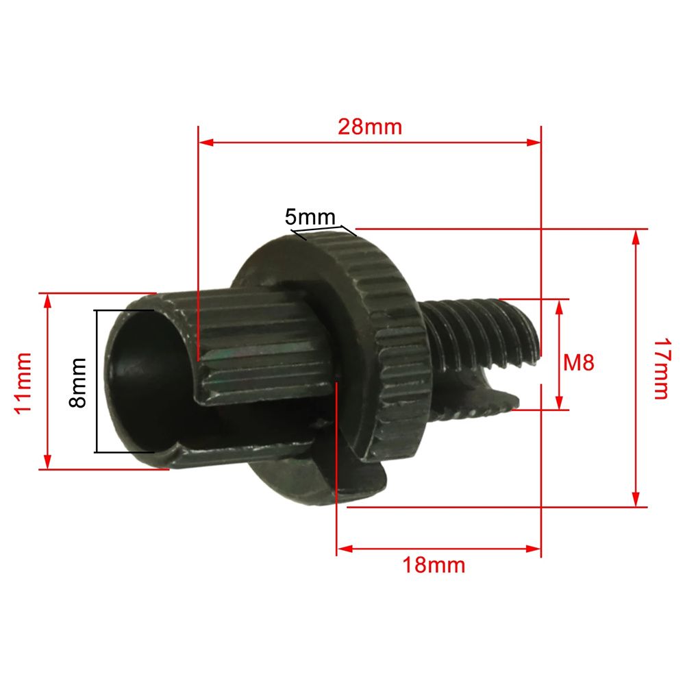 Metal 10PCS M8 Screw Nuts for Honda for ATV Clutch Brake Cable Adjuster Clutch Brake Screw Motorcycle Clutch Brake Brake Cable Adjuster