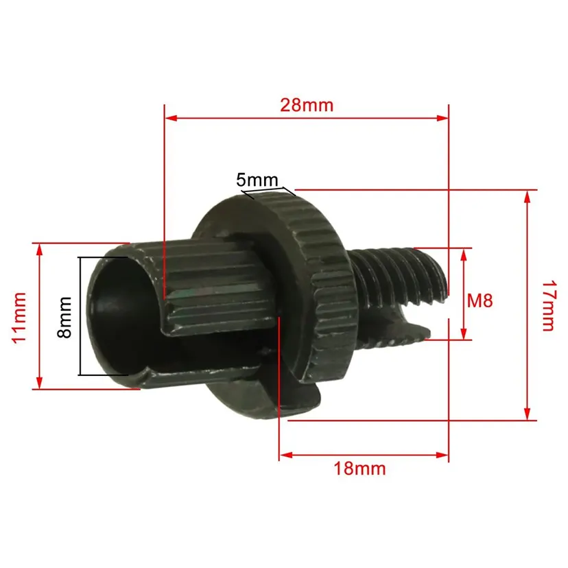 Metal 10PCS M8 Screw Nuts for Honda for ATV Clutch Brake Cable Adjuster Clutch Brake Screw Motorcycle Clutch Brake Brake Cable Adjuster