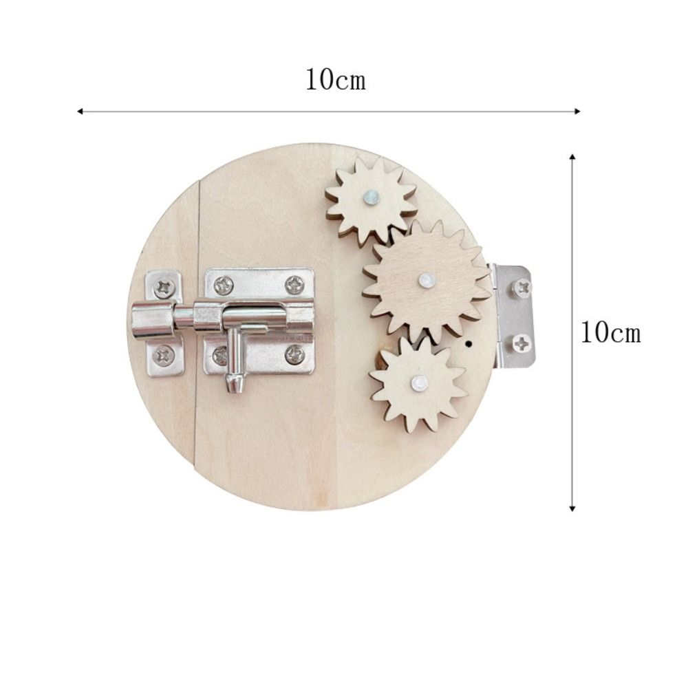 Children Puzzle Toy Montessori Busy Board DIY Puzzle Toy Ability Training Switch Function Busy Board DIY Clock Toy Early Learning Sensory Board Egg Light Timer Switchs Toddler Gifts