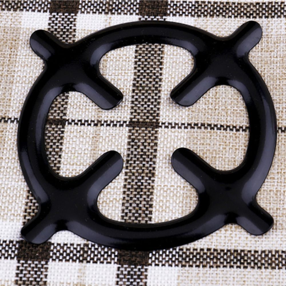 Kitchen Cookware Parts Black Moka Pot Shelf Stable Extended Stand Trivet Grates Universal Gas Ring outdoor