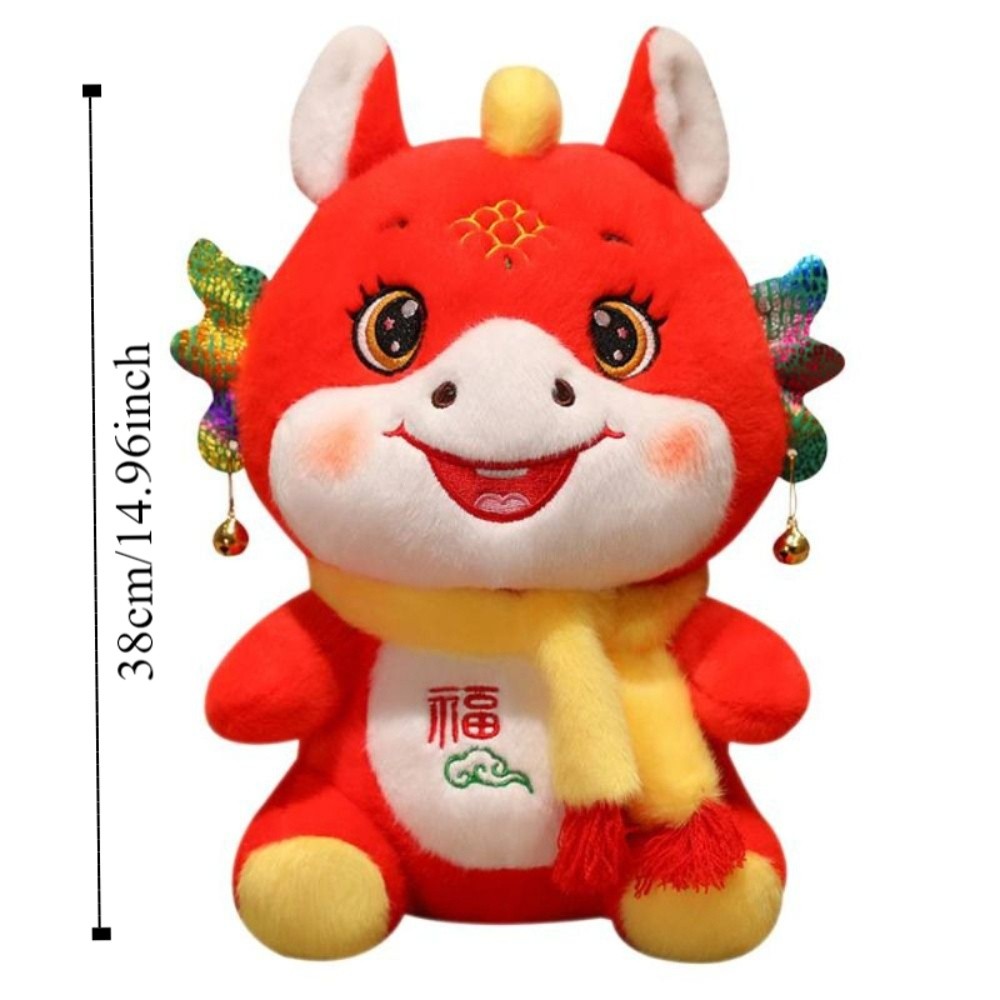 Horse Stuffed Animal 2026 Horse Year Zodiac Horse Figurine Soft Stuffed Realistic Pony Plush Toys Decorative 22cm Horse Year Mascot Home Decor