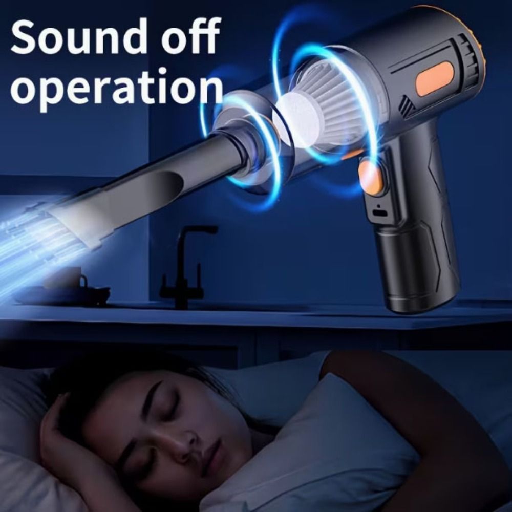 High-power Powerful Suction Wireless Vacuum Cleaner Wet & Dry Lightweight Car Vacuum Cleaner Compact Design Durable Construction Portable Vacuum Cleaner Interior Cleaning