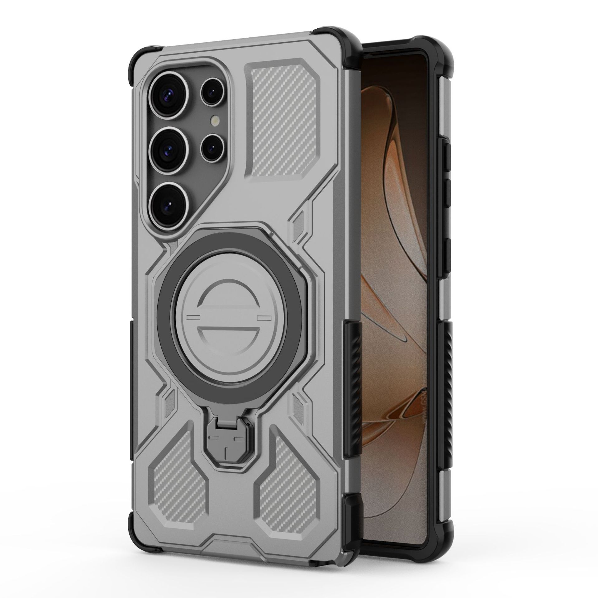 Samsung Galaxy S25 Ultra Magnetic Ring Case,Military-Grade MagSafe Phone Case for Samsung Galaxy S25 Series