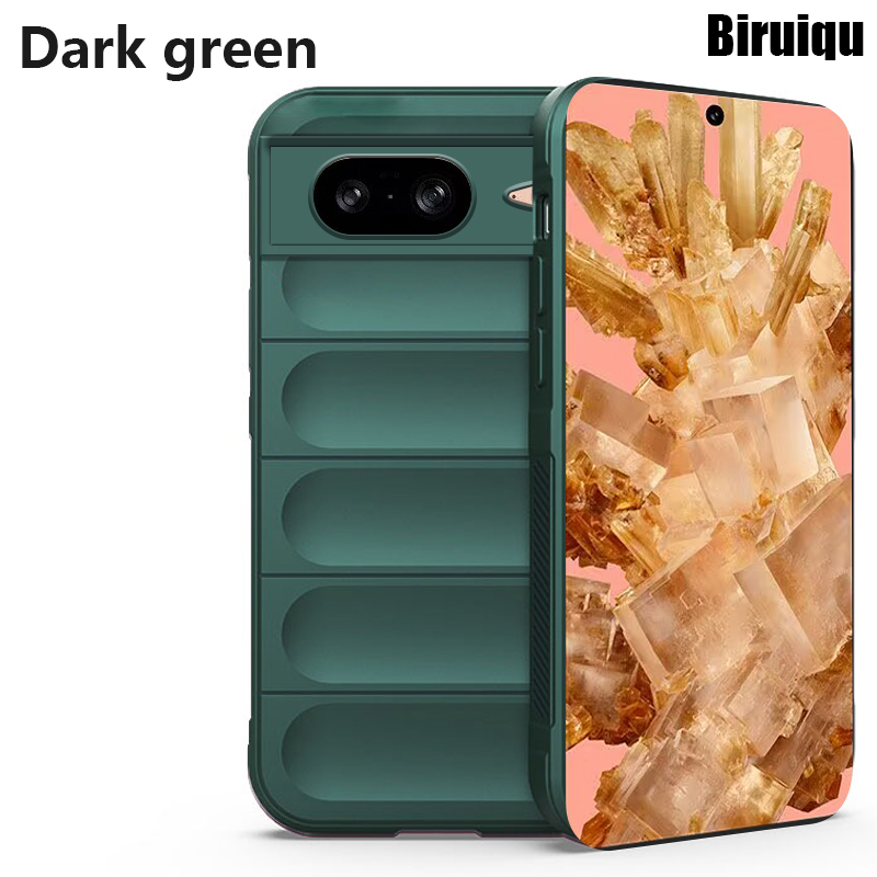 Biruiqu Google Pixel 8 New Ultra-thin Magnetic Leather Shock-absorbing Protective Phone Case