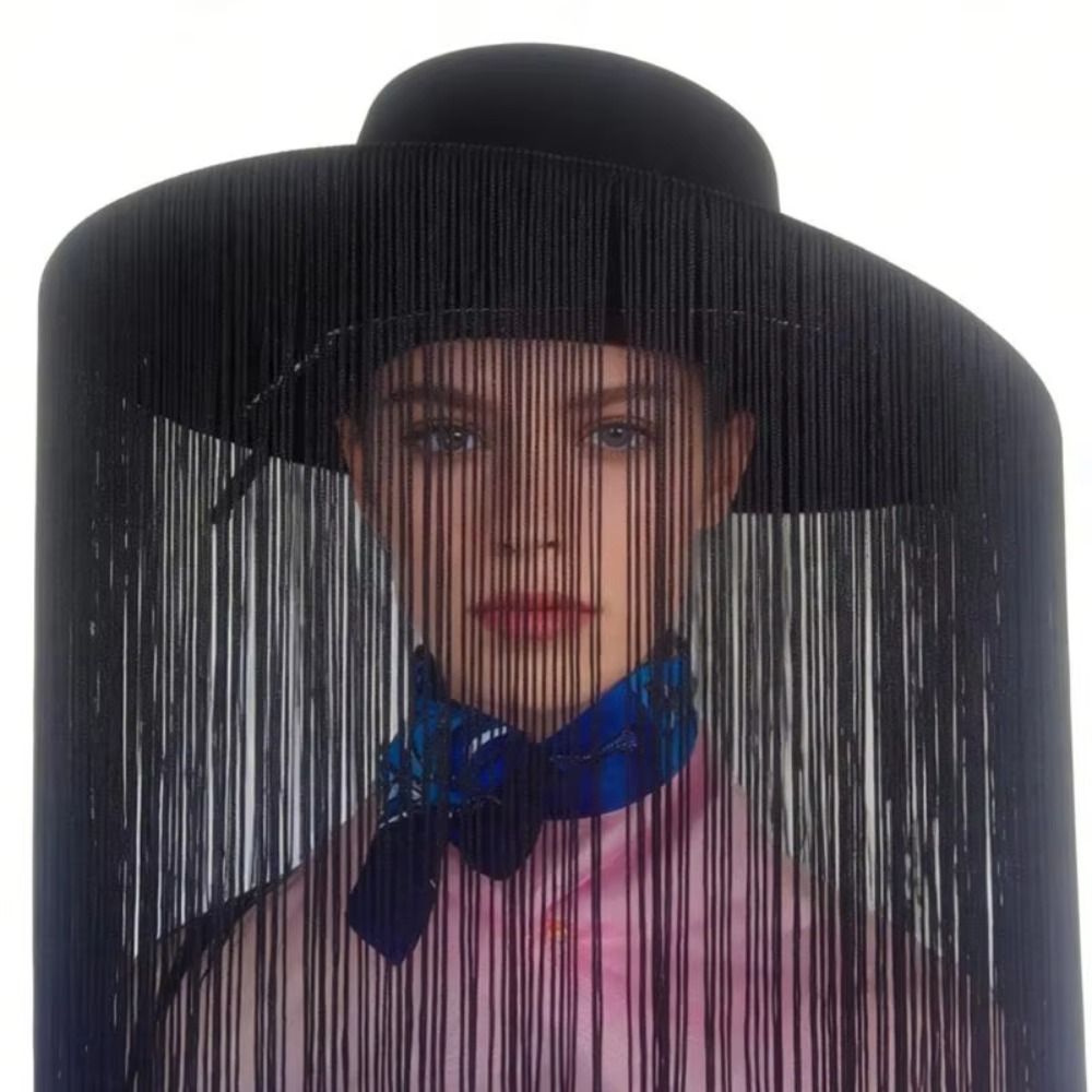 Retro Fashion Wide Brim Hat Breathable Cloth Casual Wool Felt Hat Comfortable Fit Decorative Fringe Jazz Hat Prom