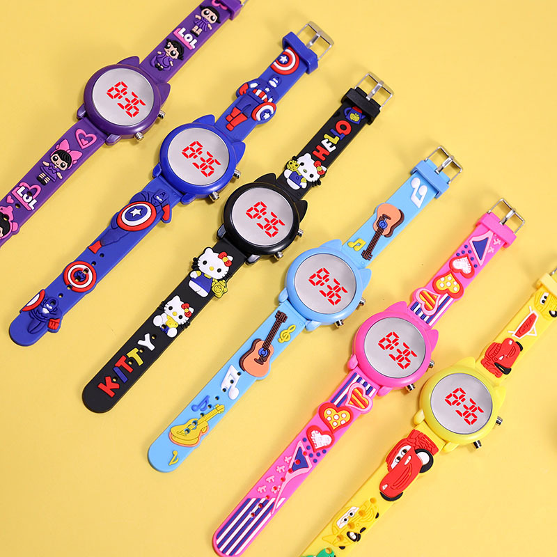 【Very good-looking】New Creative Digital Watch with LED Display for Boys and Girls - Trending Product, Fun Cartoon Design, Stylish and Attractive