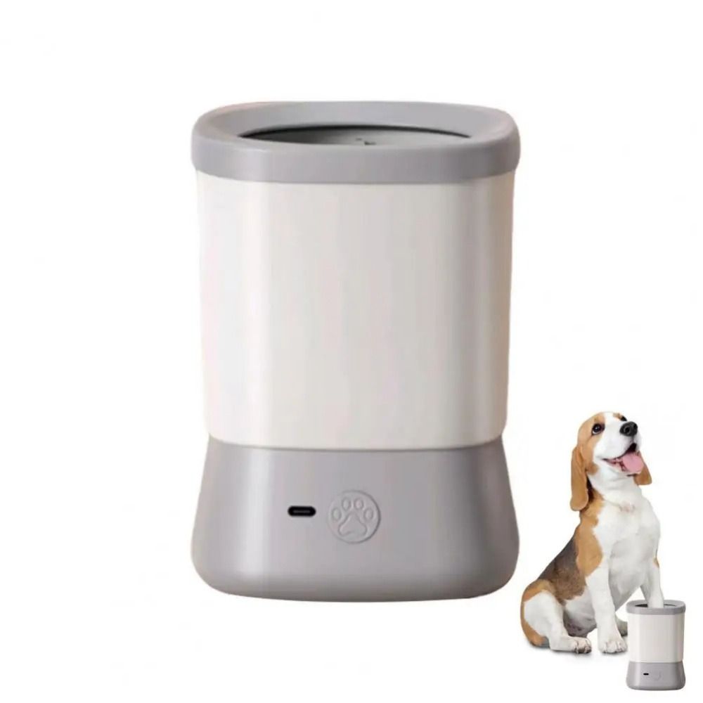 Pet Care Removable Design Automatic Pet Foot Washer Electric Powered Charging Pet Paw Cleaner Intelligence Quick Low Noise Pet Foot Washing Cup Pet Cleaning