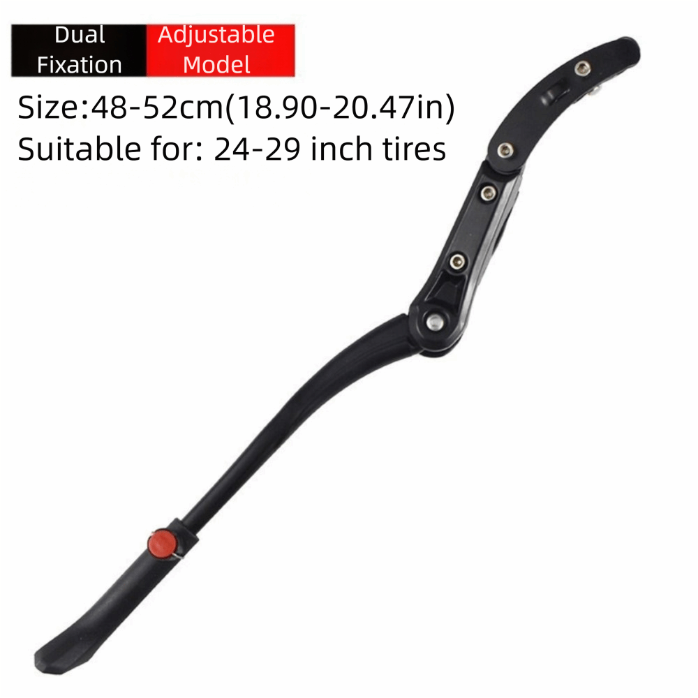 Support Aluminum Bicycle Kick Stand Single Rear Kickstand Adjustable Side Support Mountain Bike