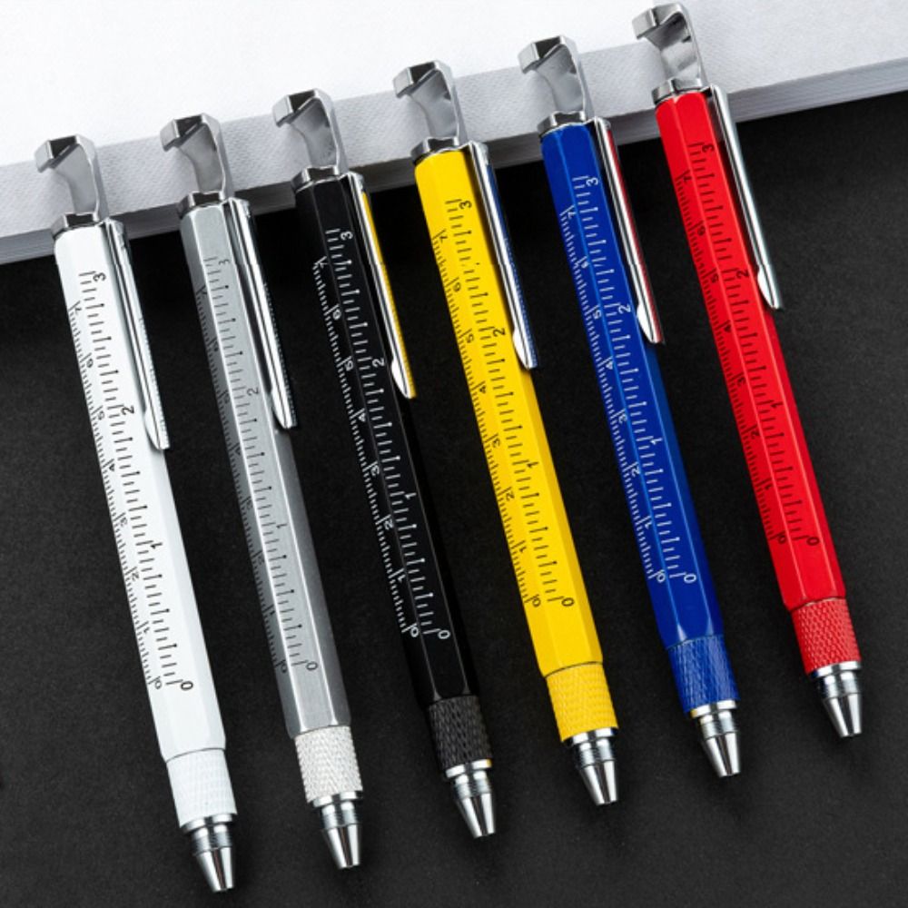 Stationery Pens 7 in Multi-function Tool Pen Detachable Portable Ballpoint Pen Bottle Opener DIY Mini Screwdriver Writing