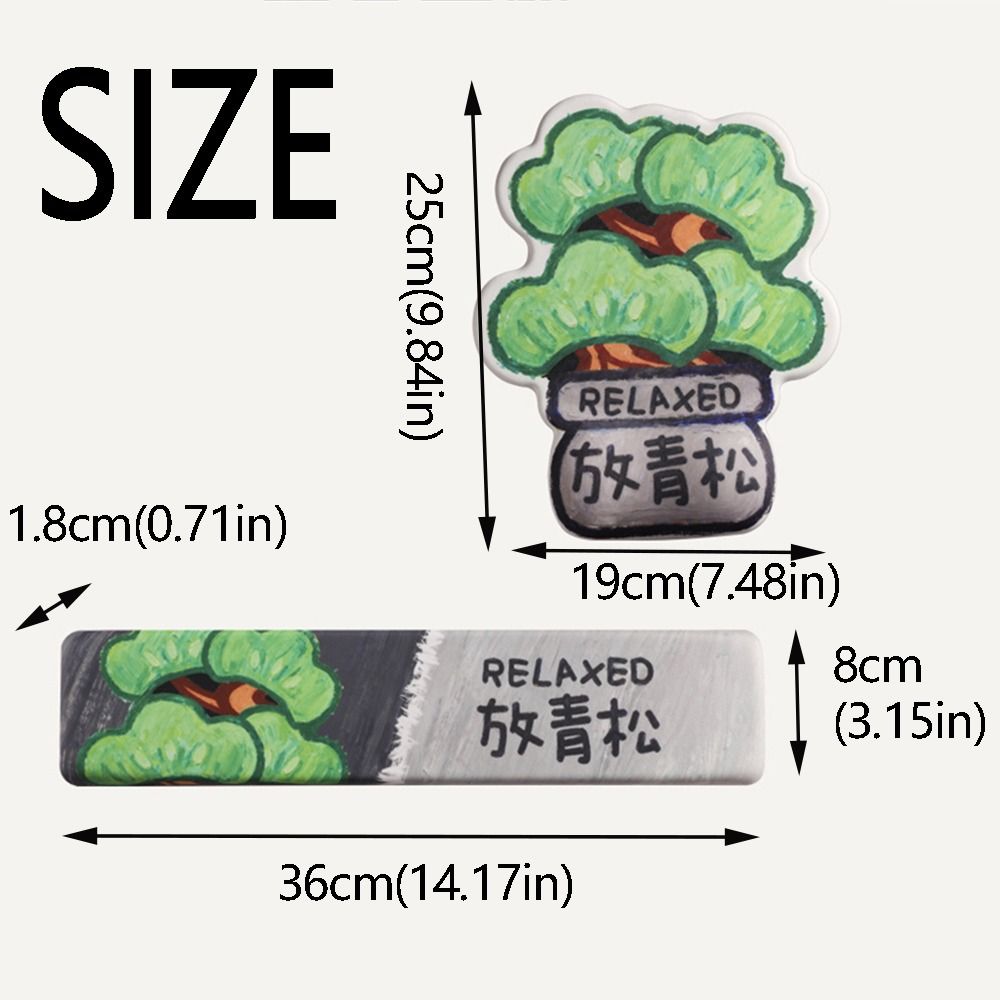 Stylish Design Creative Keyboard Mouse Pad Ergonomic Fruit Shape Cartoon Wrist Rest Comfortable Non-Slip Mouse Wrist Support Mat Computer Accessories