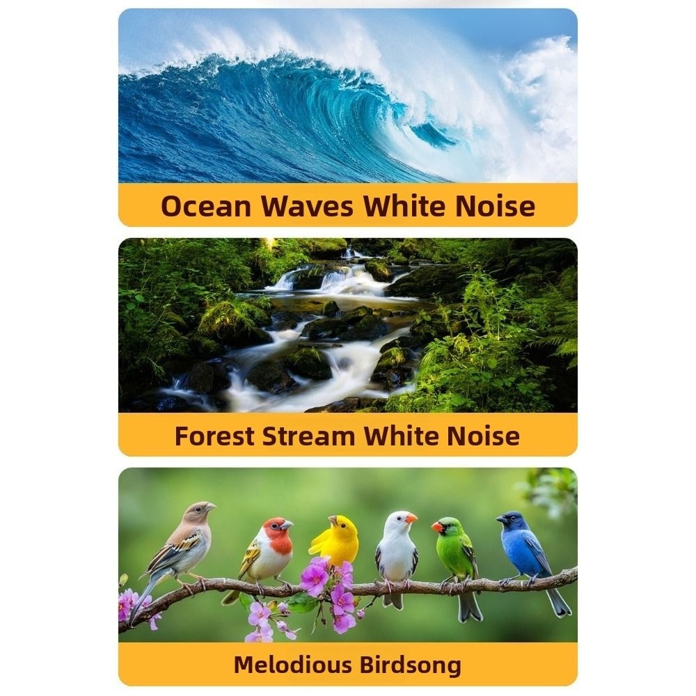 Portable Bluetooth 5.3 Under Pillow Bluetooth Speaker Sleep Aid Timer Sound Machine Mini HiFi Stereo Sound Wireless Sleeping Speaker Personal Relaxation