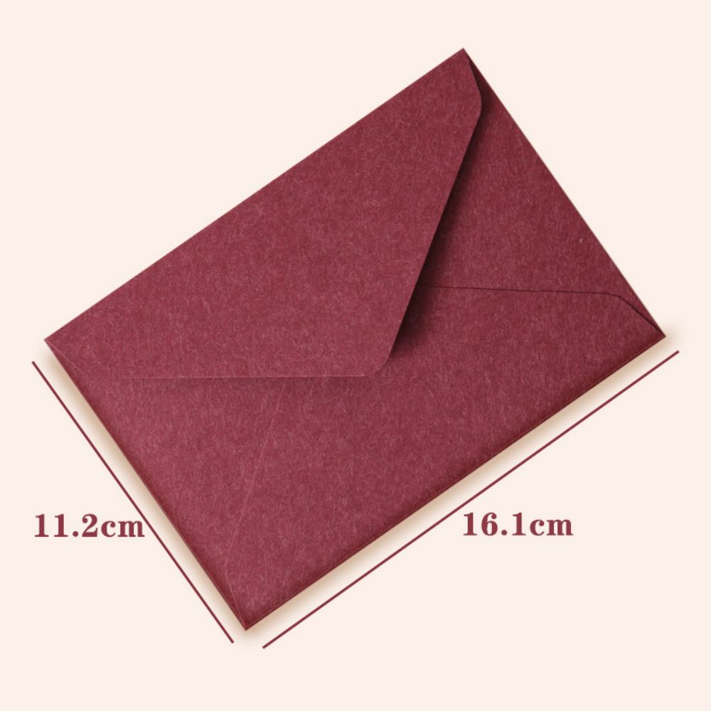 10pcs Vintage Envelopes Set Invitation Card Bronzed Seal Blessing Thank Envelope Romantic Sheepskin Envelope Retro Greeting Card Birthday Card
