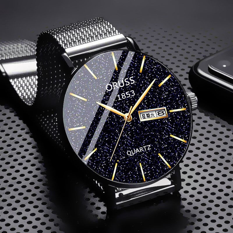 【Special offer】Gentleman Starry Dial Men's Watch - Authentic Quartz Waterproof Calendar Watch - High-end Stylish Fashion - 2024 New Arrival
