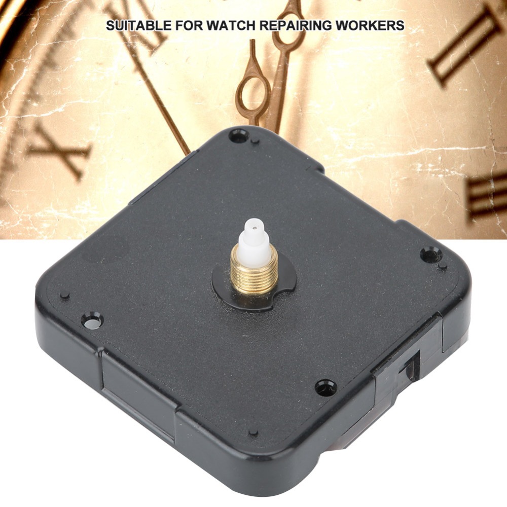 Quiet Plastic Clock Movement Black Axle 13MM Clock Mechanism Clock Replacement Parts DIY Clock