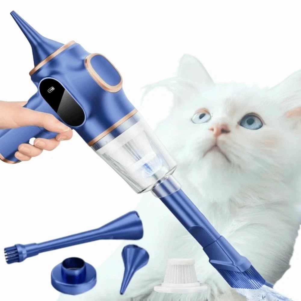 Mites Dust Cleaners 120W High Suction Car Vacuum Cleaner 4500Pa High Power LCD Display Portable Vacuum Cleaner Strong Suction Dust Removal Cordless Vacuum Cleaner Car Cleaning