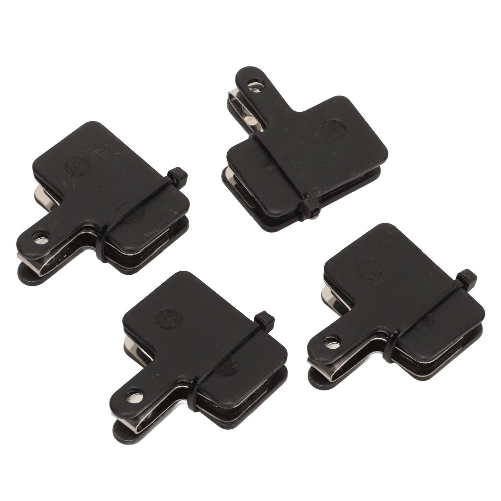 4 Pairs Durable Copper Fiber, Organic Resin Bike Brake Pads With Installation Tool Easy To Install Disc Brake Pads Lightweight Quiet Braking Replacement Brake Pads for MT200 M447 M510 Bike Maintenance